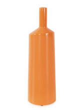 Load image into Gallery viewer, Orange Valencia Short Vase