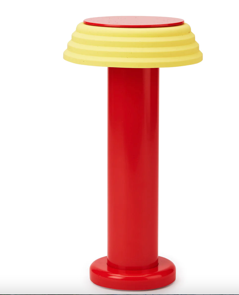 Sowden Lamp - Red / Yellow