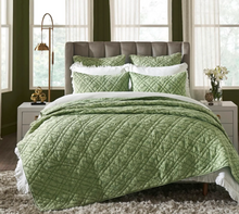 Load image into Gallery viewer, Mirabelle Moss Quilt- QN