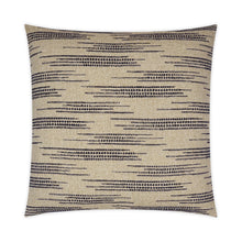 Load image into Gallery viewer, The Amsterdam pillow neutral with navy accents
