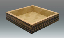 Load image into Gallery viewer, 7x7 Square Valet Tray – Ebony/Walnut Stripe
