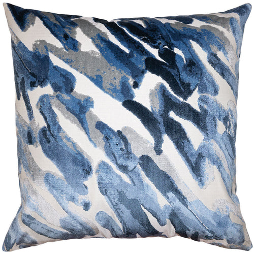 Cosmic Cobalt 24x24 feather down accent pillow