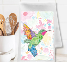 Load image into Gallery viewer, Hummingbird Tea Towel
