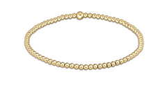 Load image into Gallery viewer, 2.5mm Classic Gold Bead Bracelet
