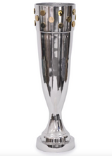 Load image into Gallery viewer, Polished Nickel & Brass Vase