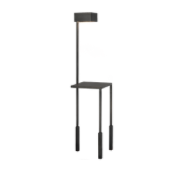 Load image into Gallery viewer, Nimes Tray Table Floor Lamp - Bronze
