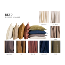 Load image into Gallery viewer, Reed Flax Throw 54"x96"
