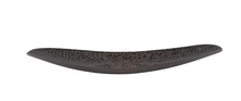 Load image into Gallery viewer, Chiseled Texture Black Iron Elongated Tray, LG
