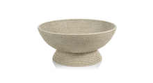 Load image into Gallery viewer, Lulu LG Rattan Footed Bowl
