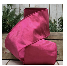 Load image into Gallery viewer, Faux Metallic Dupion, Hot Pink
