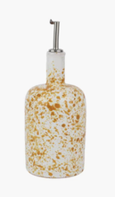 Load image into Gallery viewer, Yellow Splatter Olive Oil Bottle
