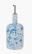 Load image into Gallery viewer, Aqua Splatter Olive Oil Bottle

