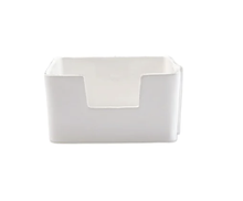 Load image into Gallery viewer, Melamine Lastra White Cocktail Napkin Holder
