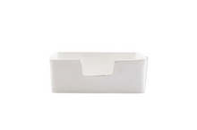 Load image into Gallery viewer, Melamine Lastra White Guest Towel Holder
