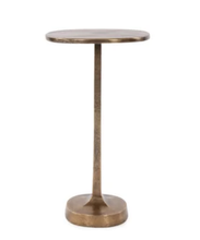 Load image into Gallery viewer, Brass Cast Aluminum Side Table
