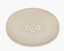 Load image into Gallery viewer, Florentine Tan Small Oval Tray
