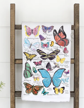 Load image into Gallery viewer, Butterfly Species Tea Towel
