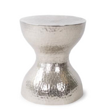 Load image into Gallery viewer, Espen Silver Hourglass Stool
