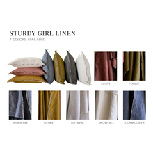 Load image into Gallery viewer, Sturdy Girl Linen- Snowfall 21"x44" set of 2

