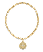 Load image into Gallery viewer, 3mm Classic Gold Cross Gold Disc
