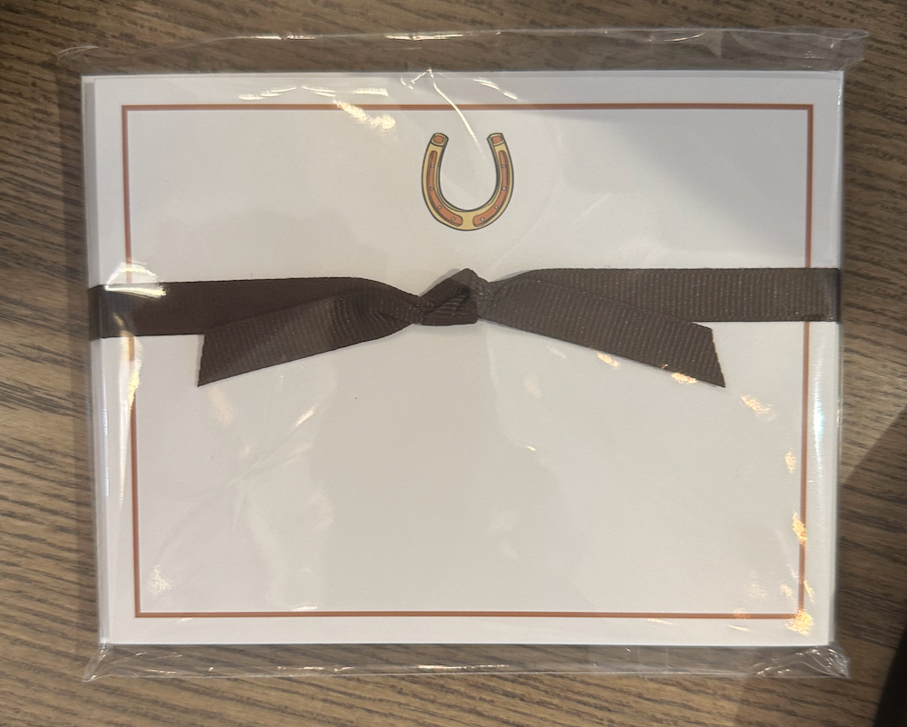 Horseshoe Notecards