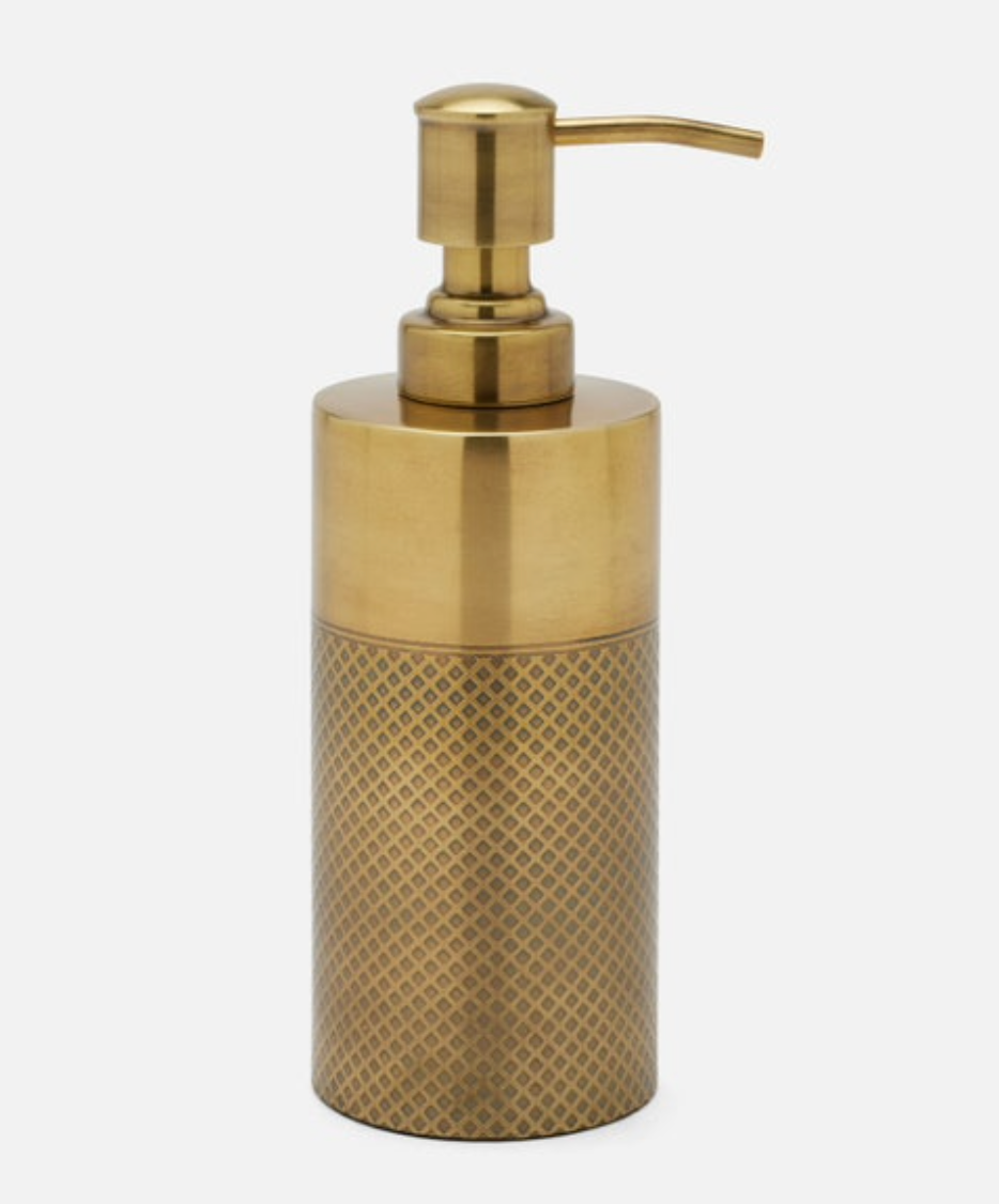 Hagen Soap Pump Antique Brass