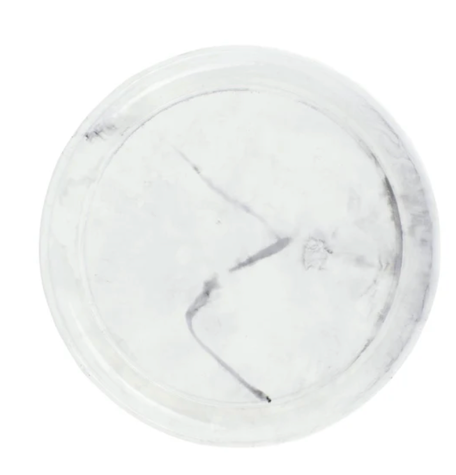Florentine Wooden Marble small round tray