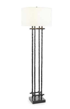Black Poteau Floor Lamp
