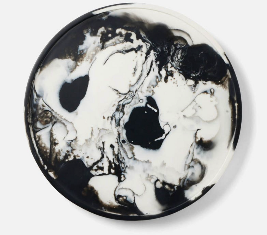 Hugo Black Swirl Lazy Susan