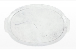 Florentine Wooden Marble Tray with Handle
