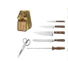 Walnut Forged 7pc Knife Block set