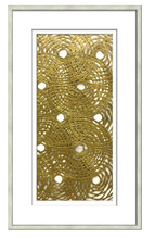 Load image into Gallery viewer, Mulberry Paper Circle 27.5 x 46.5
