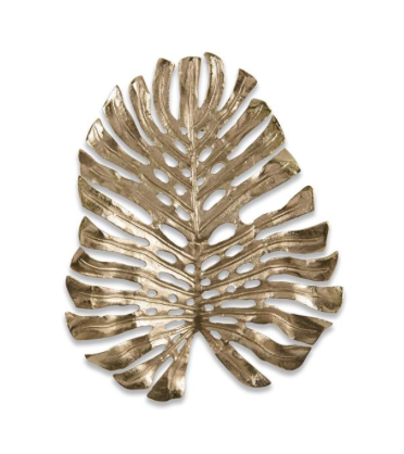 Gilded Palm Leaf 19 x 24 x 4.5