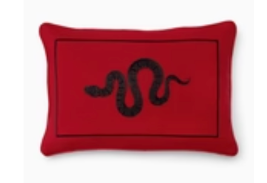 Snake Black/Red 12x18