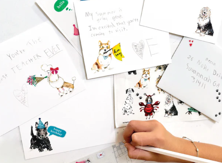 Dog Stationary Set
