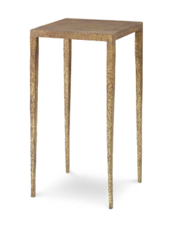 Hawes Side Table, Hammered Armour