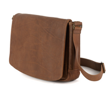 Load image into Gallery viewer, Reclaimed Messenger Bag in Heirloom Oak
