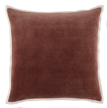 Load image into Gallery viewer, Gehry Velvet / Linen Russet Pillow - 22x22
