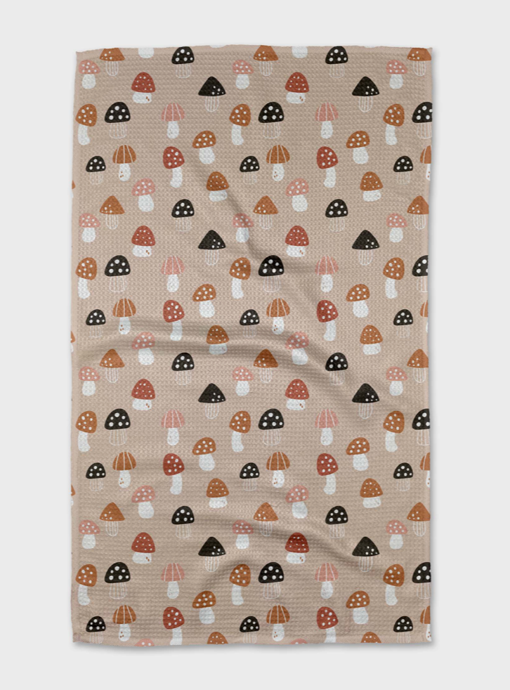Fall Mushroom Harvest Towel