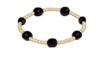 Load image into Gallery viewer, 3mm Faceted Onyx Admire Gold
