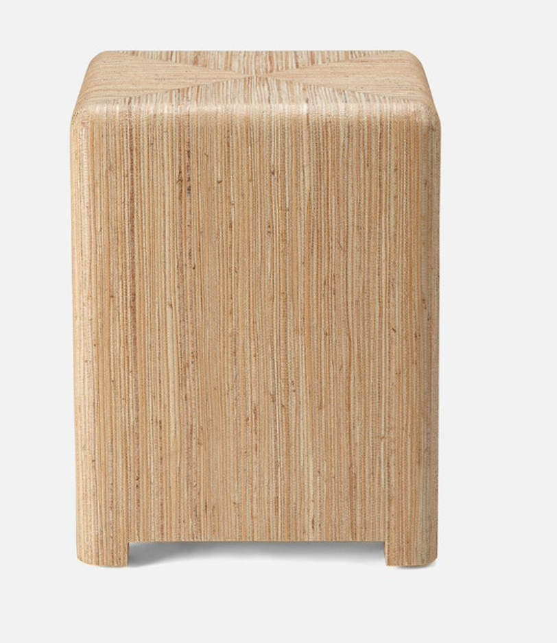 parson stool, natural 14x14x18