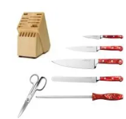 Load image into Gallery viewer, Fire Forged 7pc Knife Block set
