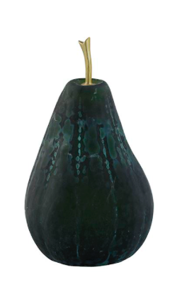 Glass Pear Sculpture, Large