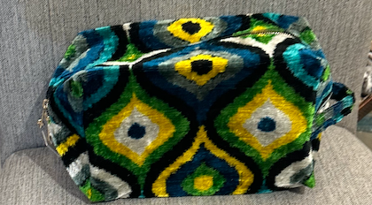 Silk Velvet Makeup Bag - #1