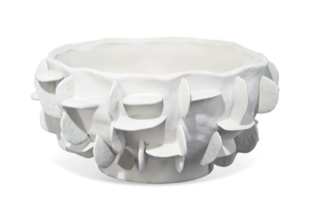 Helios Bowl White Ceramic