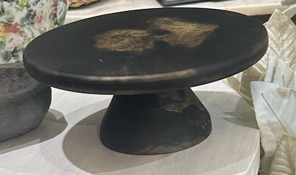 Hugo Black/Gold Cake Stand- SM