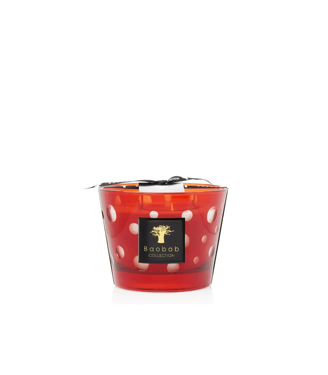 Red Bubbles Candle Max 10