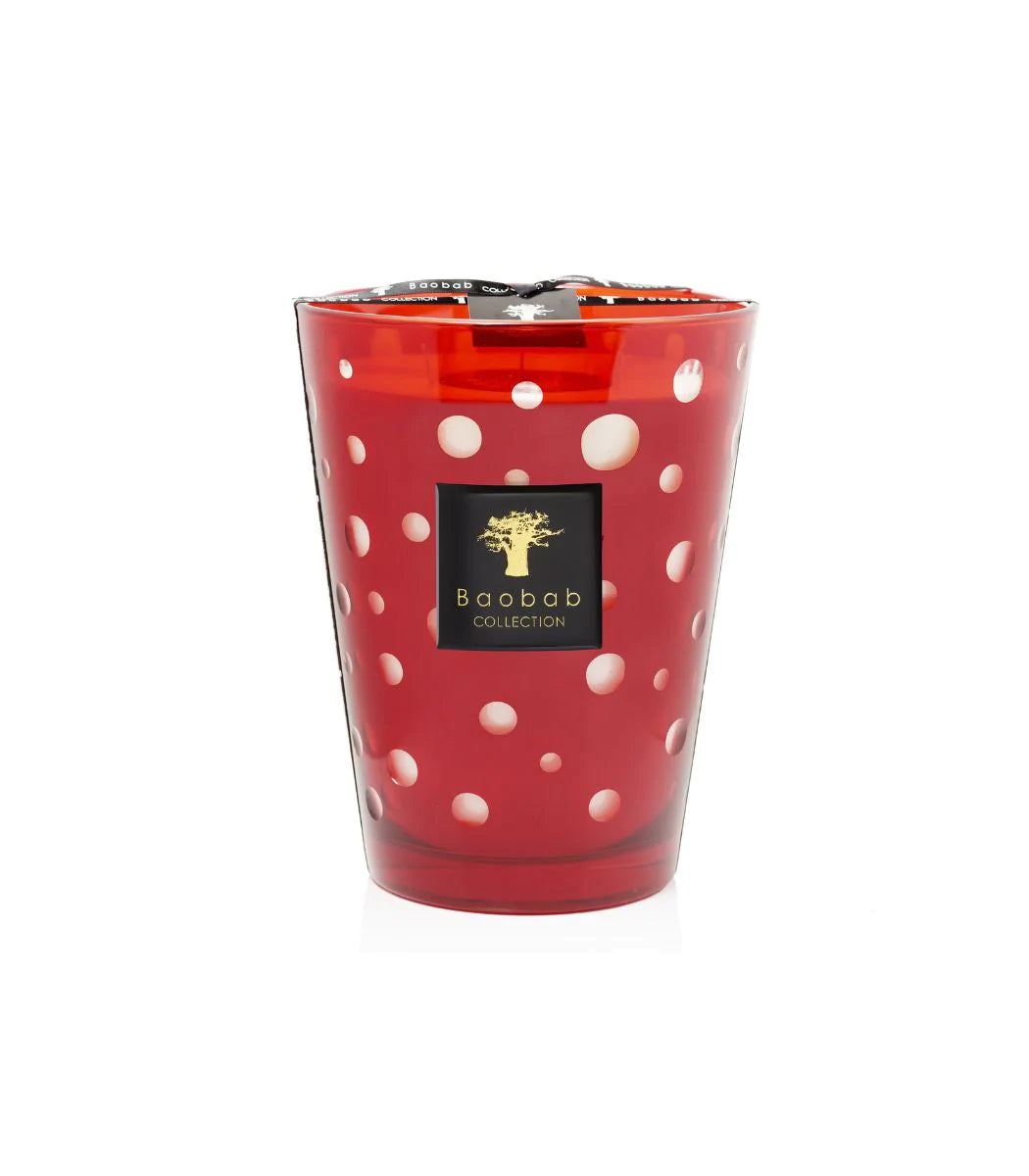 Red Bubbles Candle Max 24