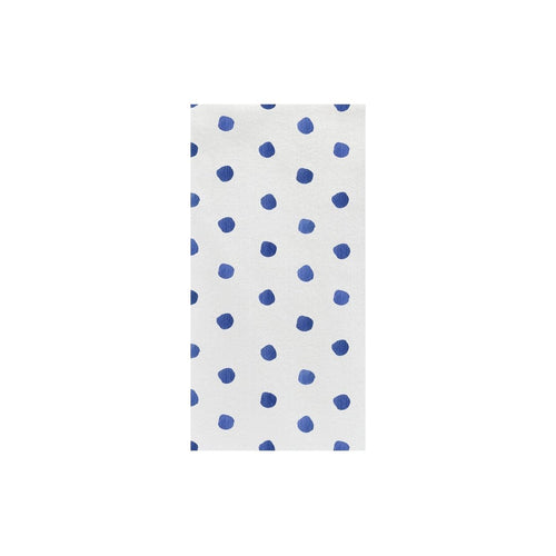Blue, Papersoft Napkins Dot Cocktail Napkins are highly absorbent and made of a fibrous material (spunlace) in Italy. 