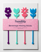 Load image into Gallery viewer, Flower Drink Stirrers
